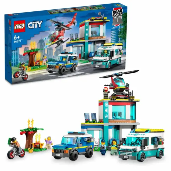 LEGO City Rendőrség Mentő járművek központja 60371 - JGY00032 - szipercuccok.hu