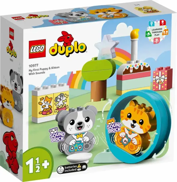 LEGO DUPLO Város Első kutyusom és cicám 10977 - JGY00038 - szipercuccok.hu