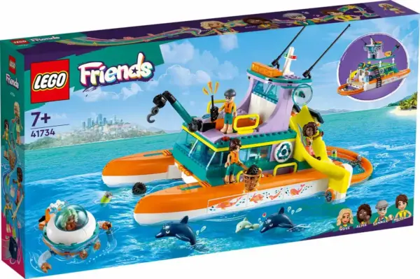 LEGO Friends Tengeri mentőhajó 41734 - JGY00052 - szipercuccok.hu