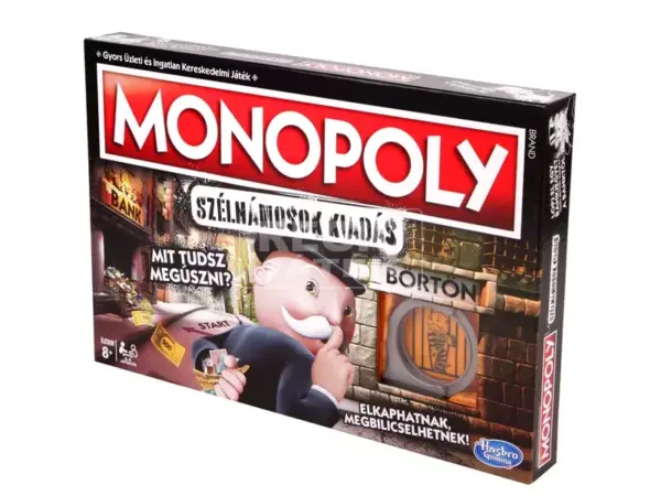 Monopoly társasjáték - Szélhámosok kiadás - JGY00095 - szipercuccok.hu