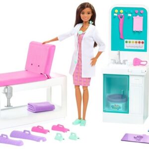 Mattel Barbie játékkészlettel Elsősegély-klinika orvossal