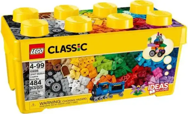LEGO Közepes méretű kreatív építőkészlet 484 alkatrésszel 10696 - JGY00114 - szipercuccok.hu