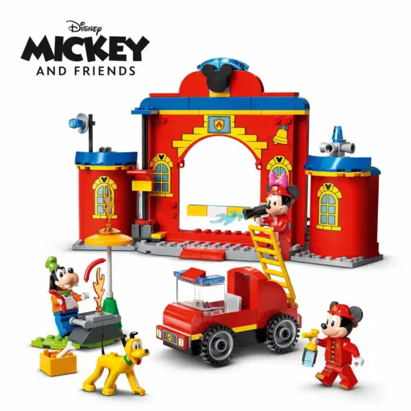 LEGO Disney Mickey és barátai tűzoltóság és tűzoltóautó 10776 - JGY00119 - szipercuccok.hu