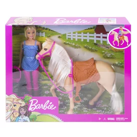 Barbie lovas szett babával - JGY00126 - szipercuccok.hu