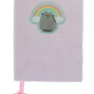 Pusheen cicás napló, A/5, plüss borítóval, könyvjelzővel - P000006 - szipercuccok.hu